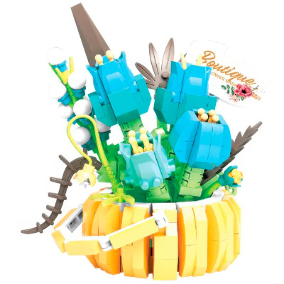 Конструктор Цветочной коллекции Корзина с тюльпанами Blockformers 1toy Т26530 1